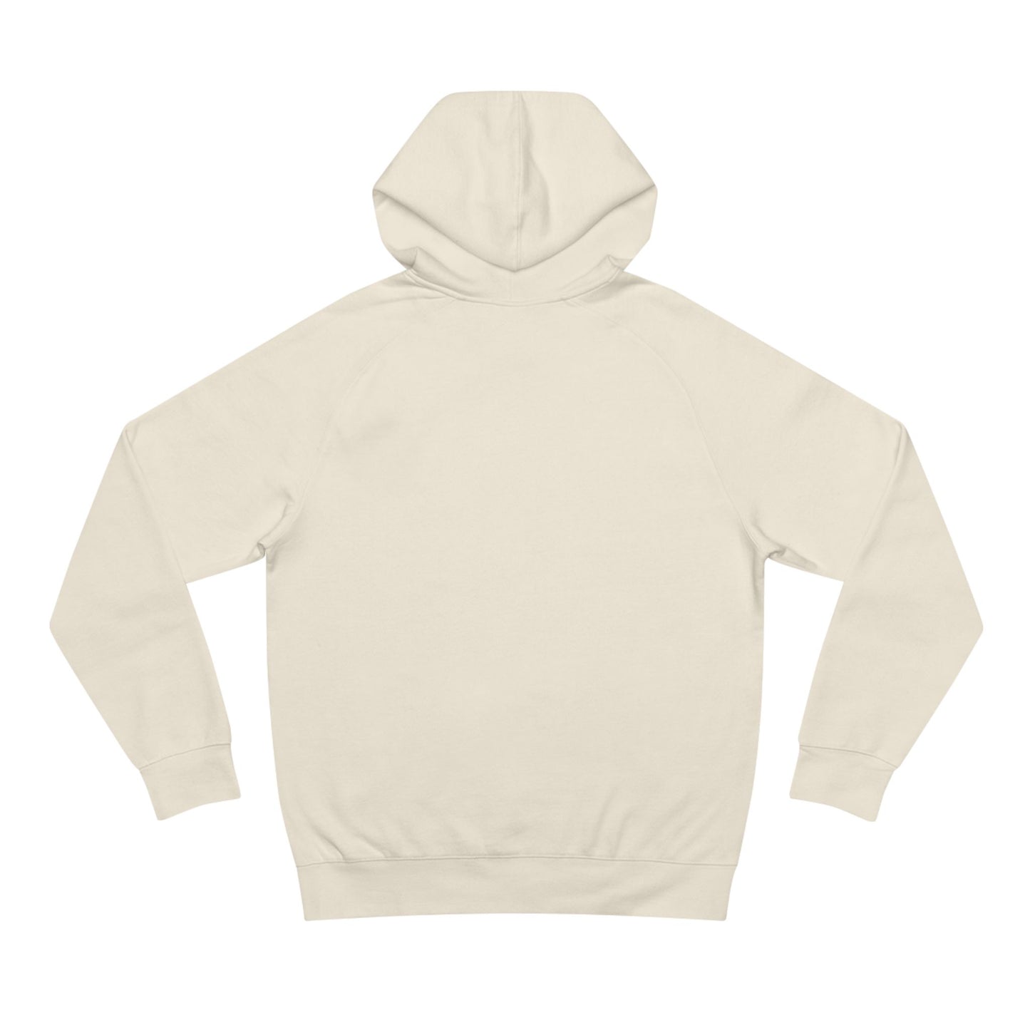 Beige hoodie on a white background