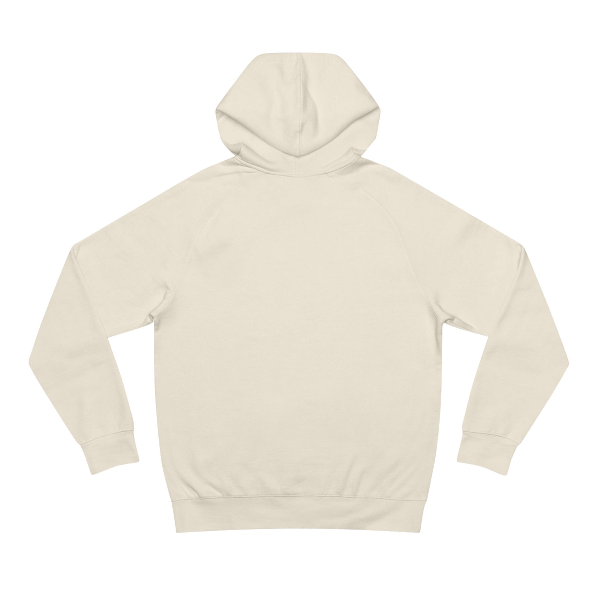 Beige hoodie on a white background