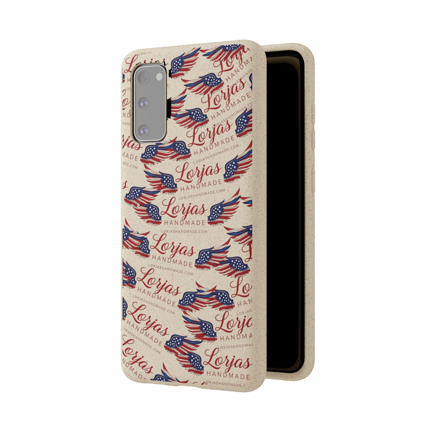 Biodegradable Phone Case — Eco-Friendly American Flag Design