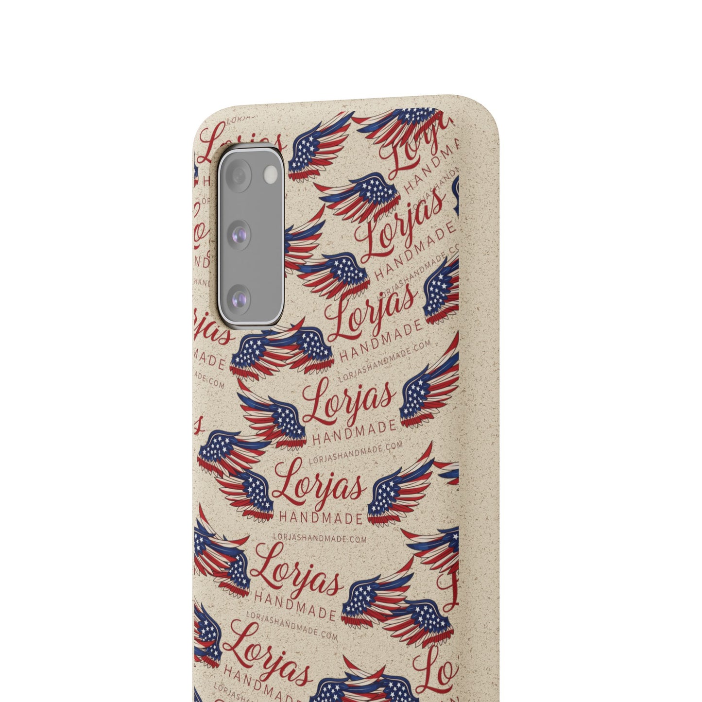 Biodegradable Phone Case — Eco-Friendly American Flag Design