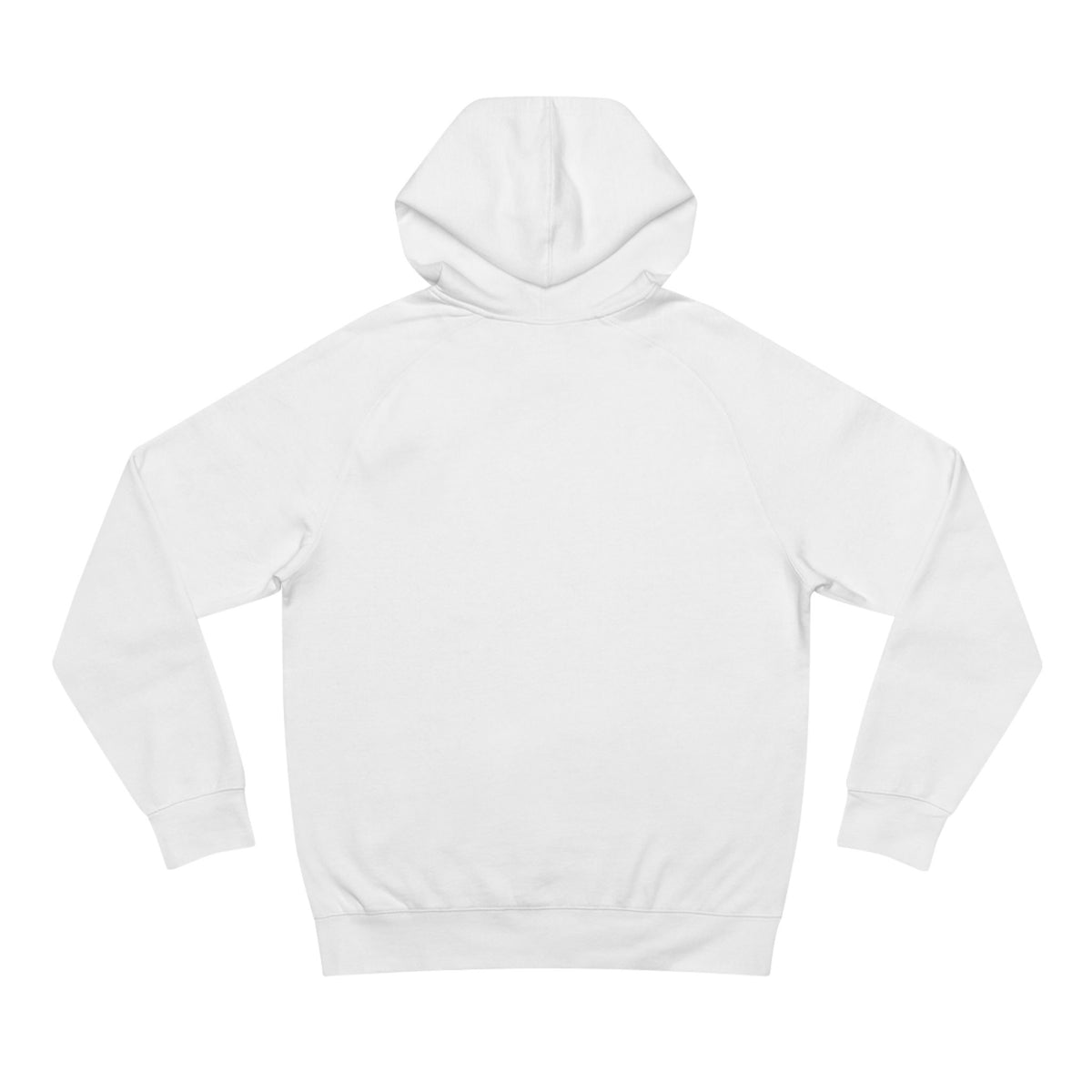White hoodie on a white background