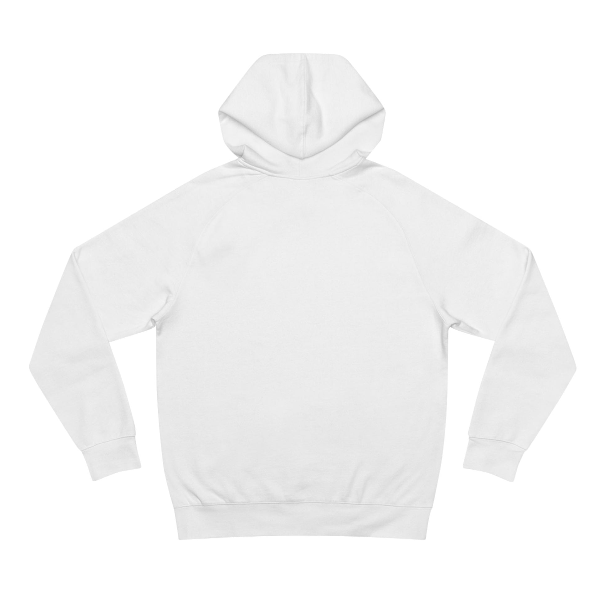 White hoodie on a white background
