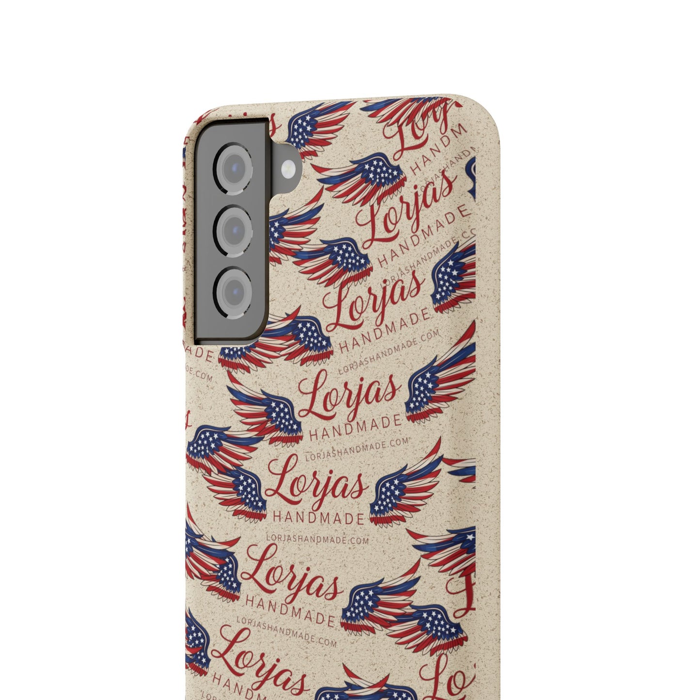 Biodegradable Phone Case — Eco-Friendly American Flag Design