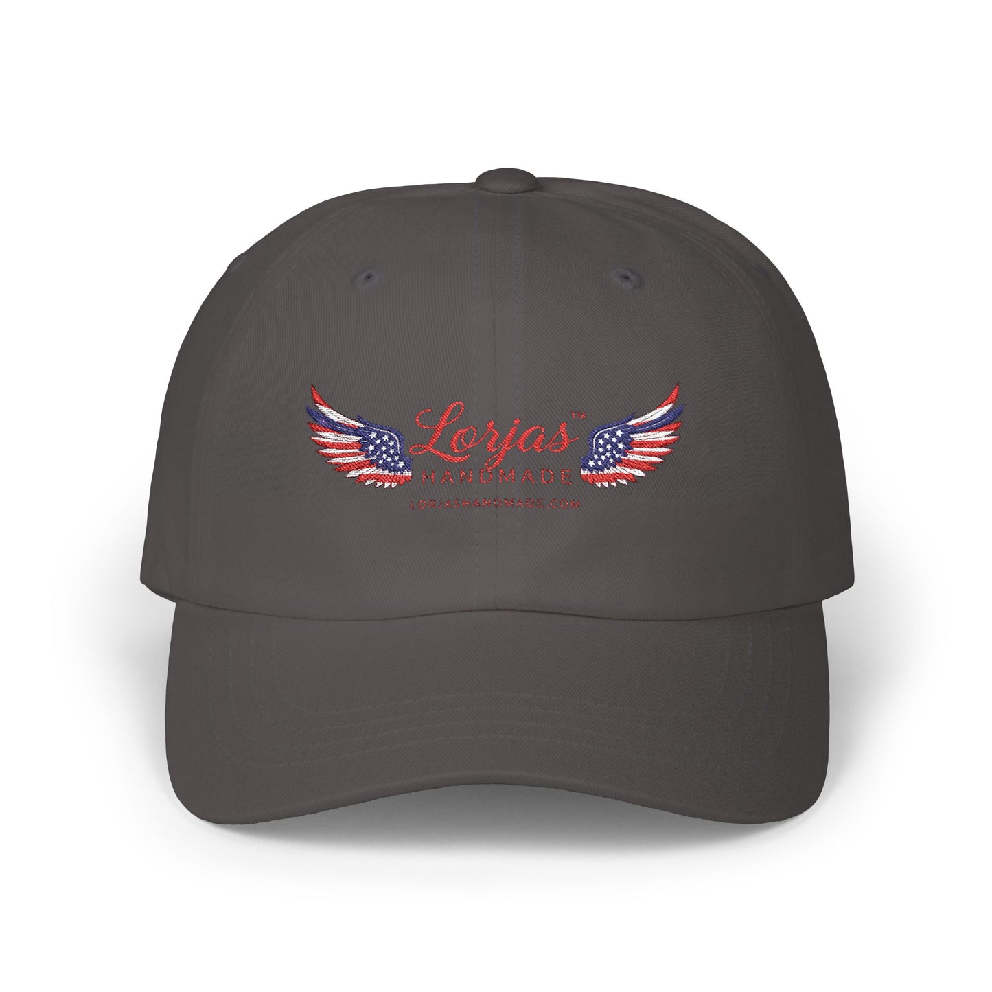 Classic Logo Cap – LorJas Handmade Wings Embroidered Baseball Hat