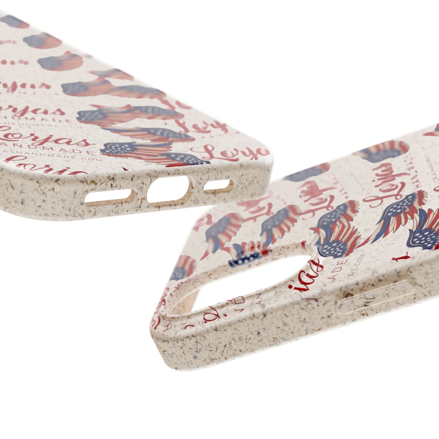 Biodegradable Phone Case — Eco-Friendly American Flag Design