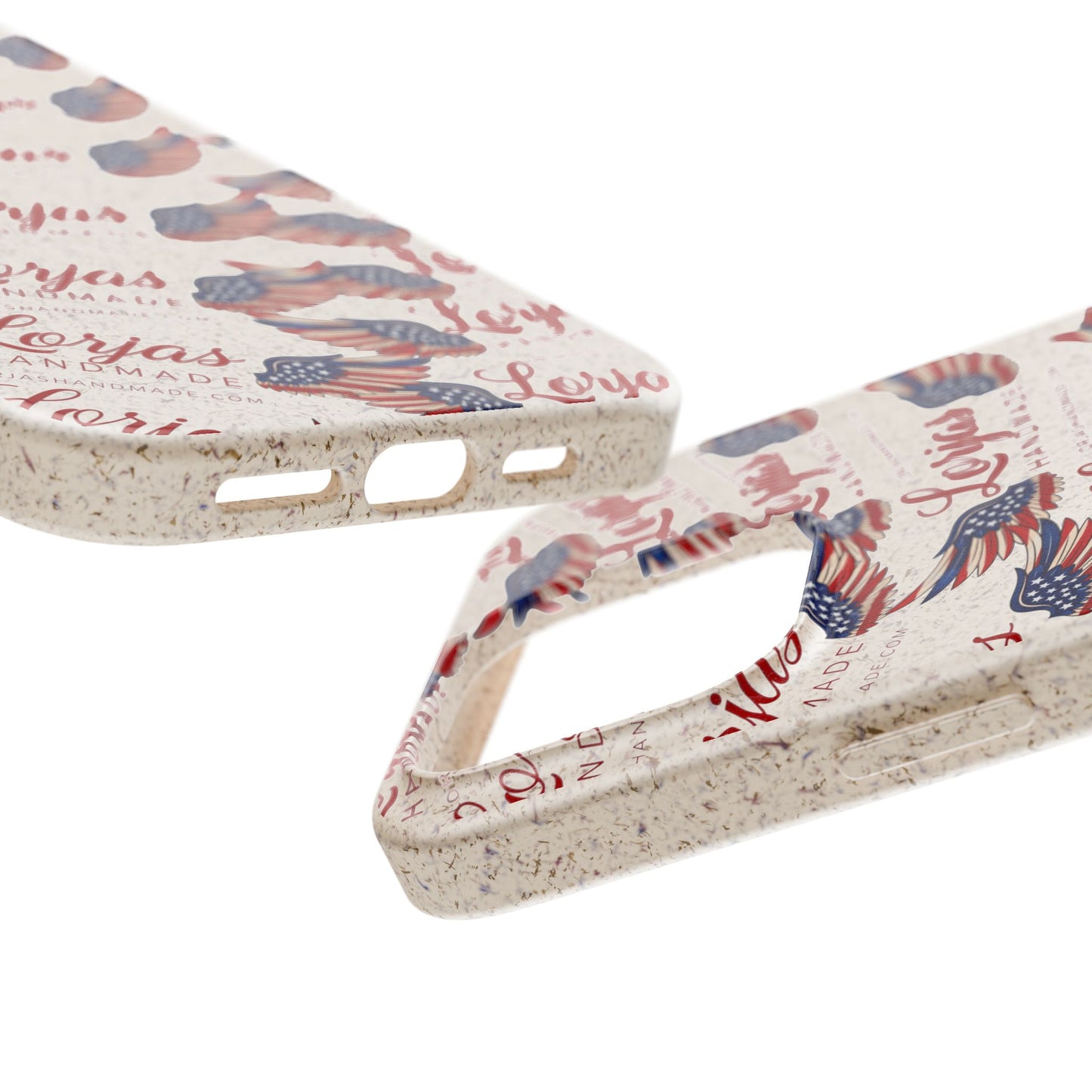 Biodegradable Phone Case — Eco-Friendly American Flag Design
