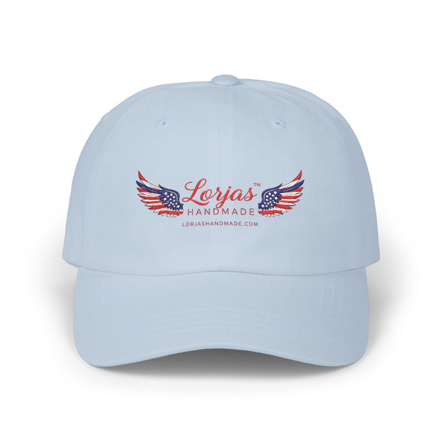 Classic Logo Cap – LorJas Handmade Wings Embroidered Baseball Hat