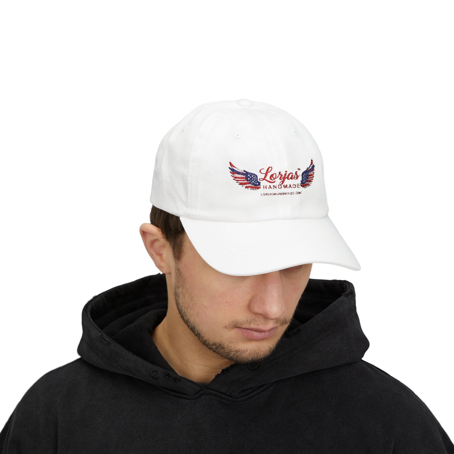 Classic Logo Cap – LorJas Handmade Wings Embroidered Baseball Hat