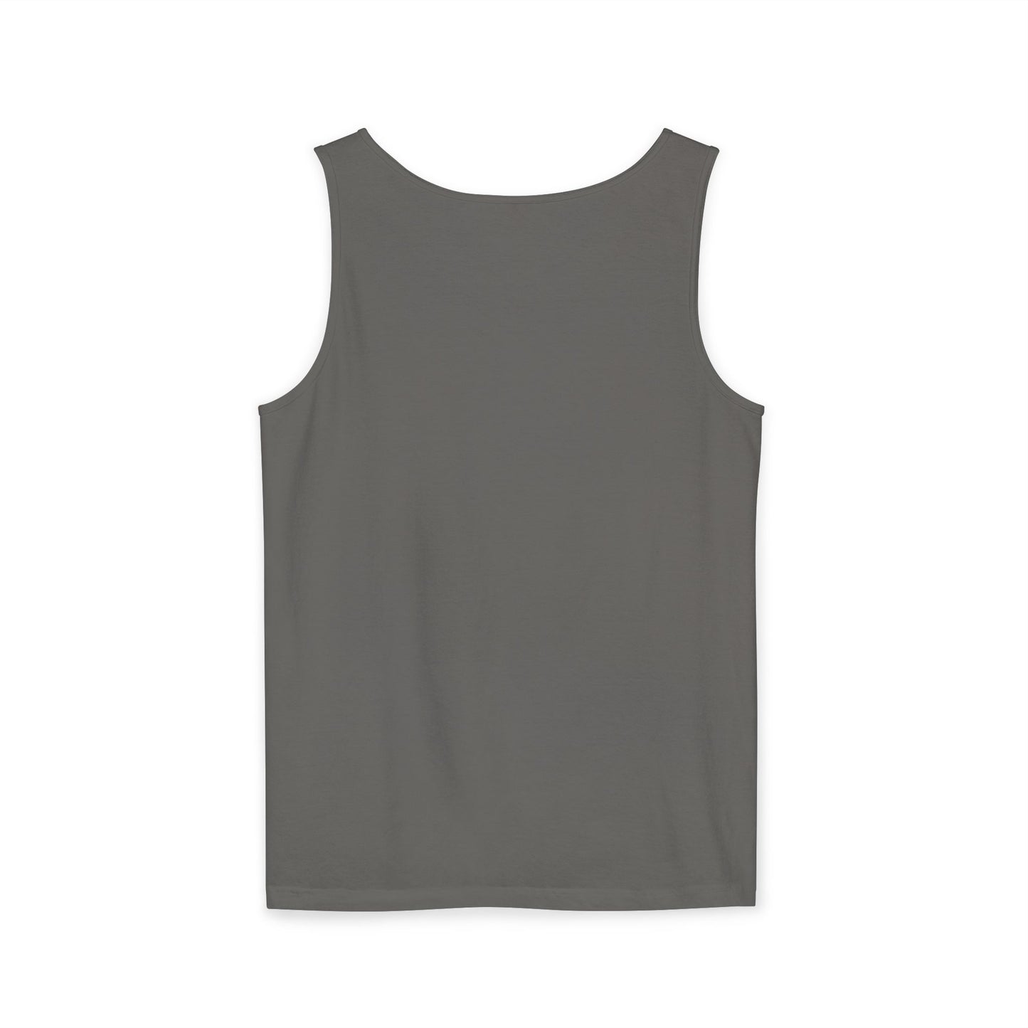 Gray tank top on a white background