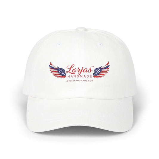 Classic Logo Cap – LorJas Handmade Wings Embroidered Baseball Hat
