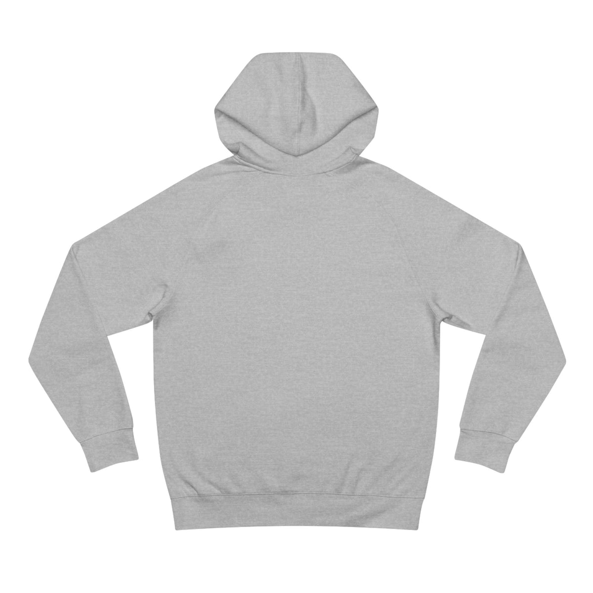 Gray hoodie on a white background