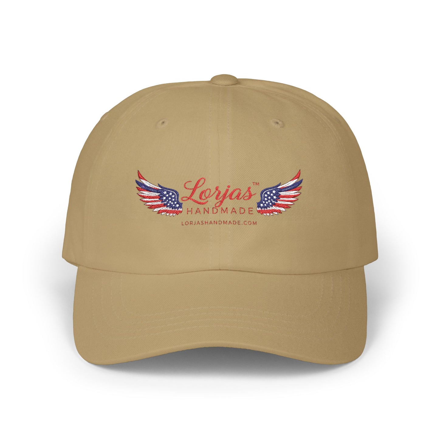 Classic Logo Cap – LorJas Handmade Wings Embroidered Baseball Hat