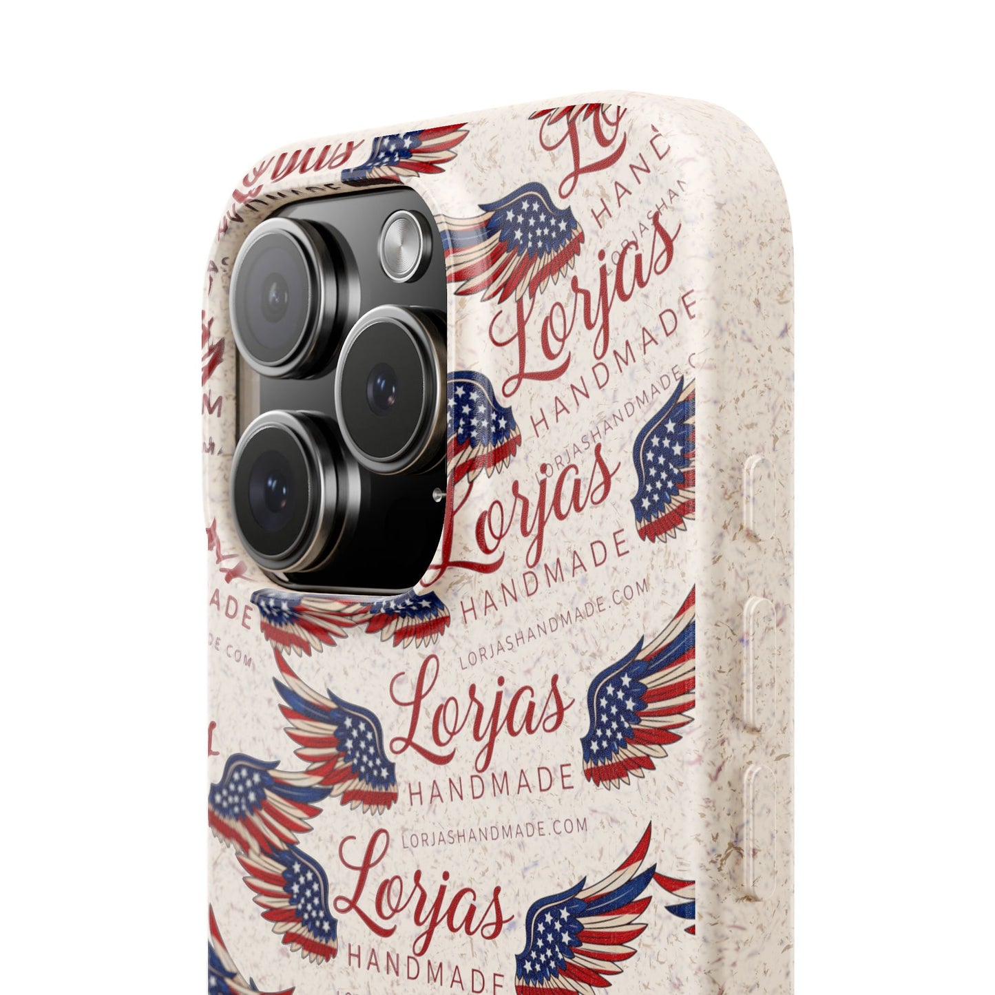 Biodegradable Phone Case — Eco-Friendly American Flag Design