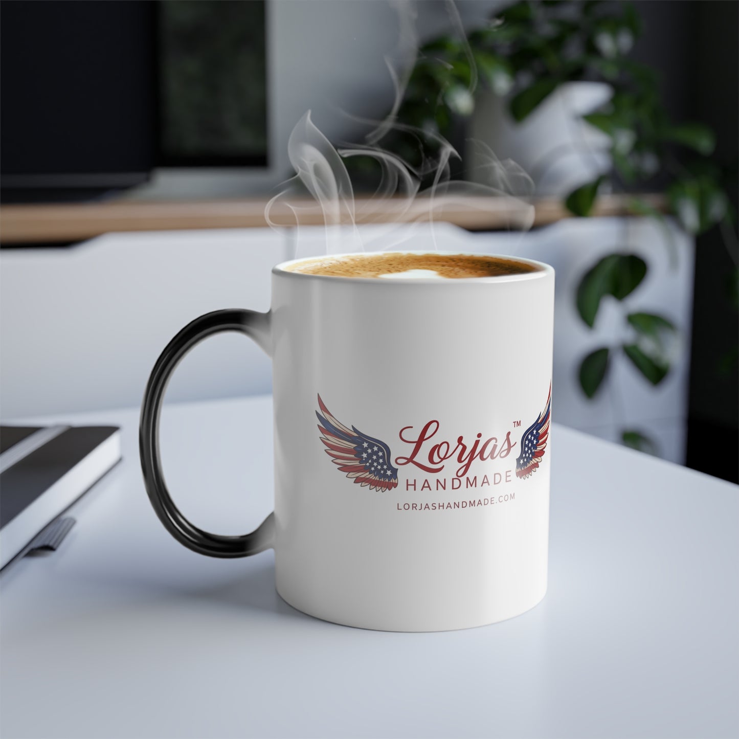American Flag Wings Color-Changing Mug — 11 oz