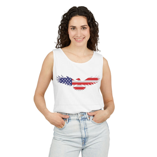 American Flag & Bald Eagle Tank Top – Patriotic Apparel