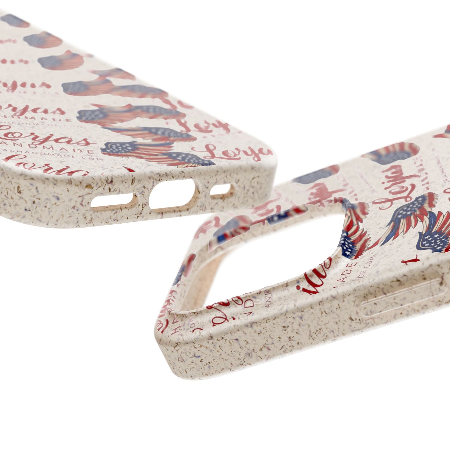 Biodegradable Phone Case — Eco-Friendly American Flag Design