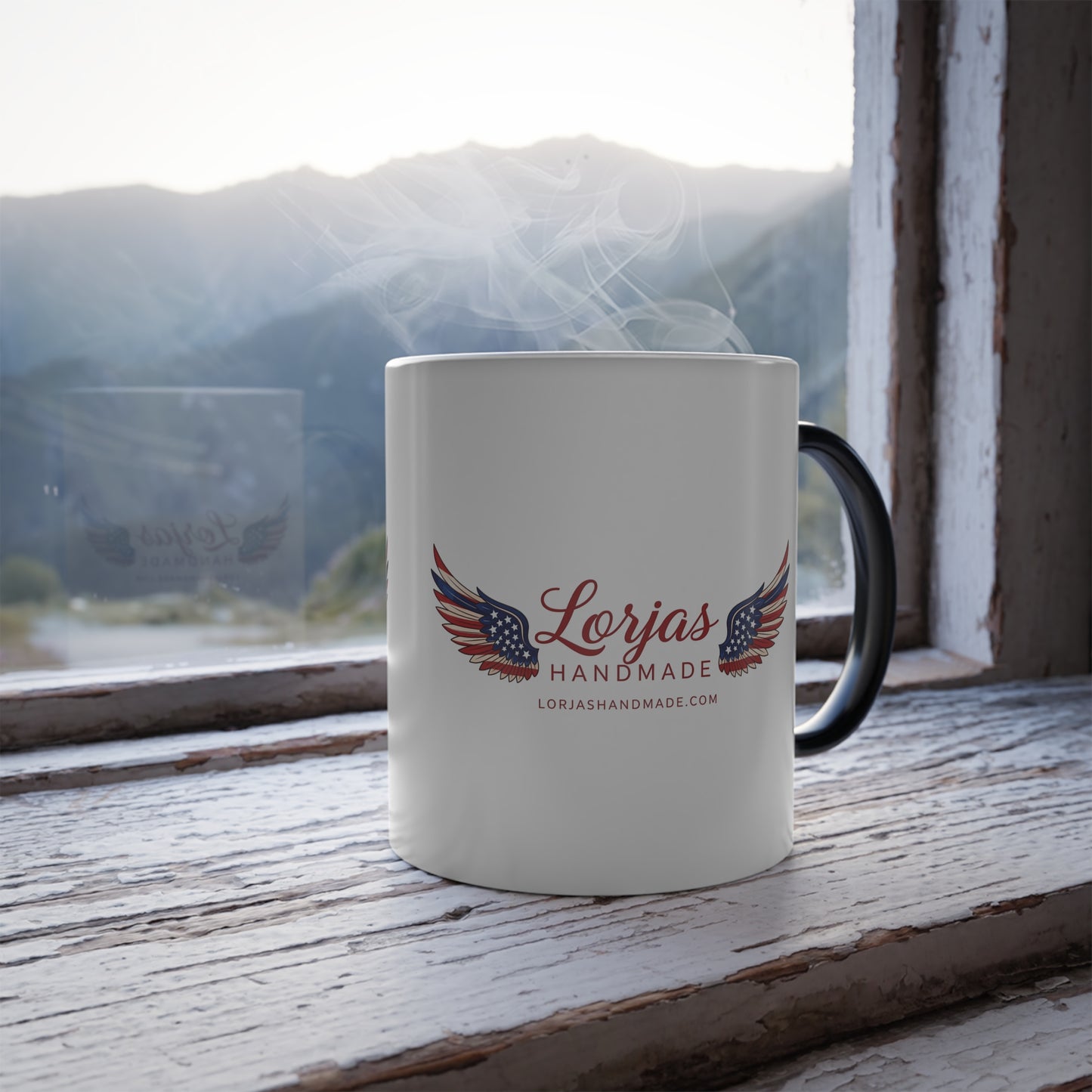 American Flag Wings Color-Changing Mug — 11 oz