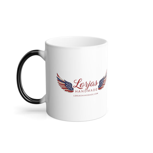American Flag Wings Color-Changing Mug — 11 oz