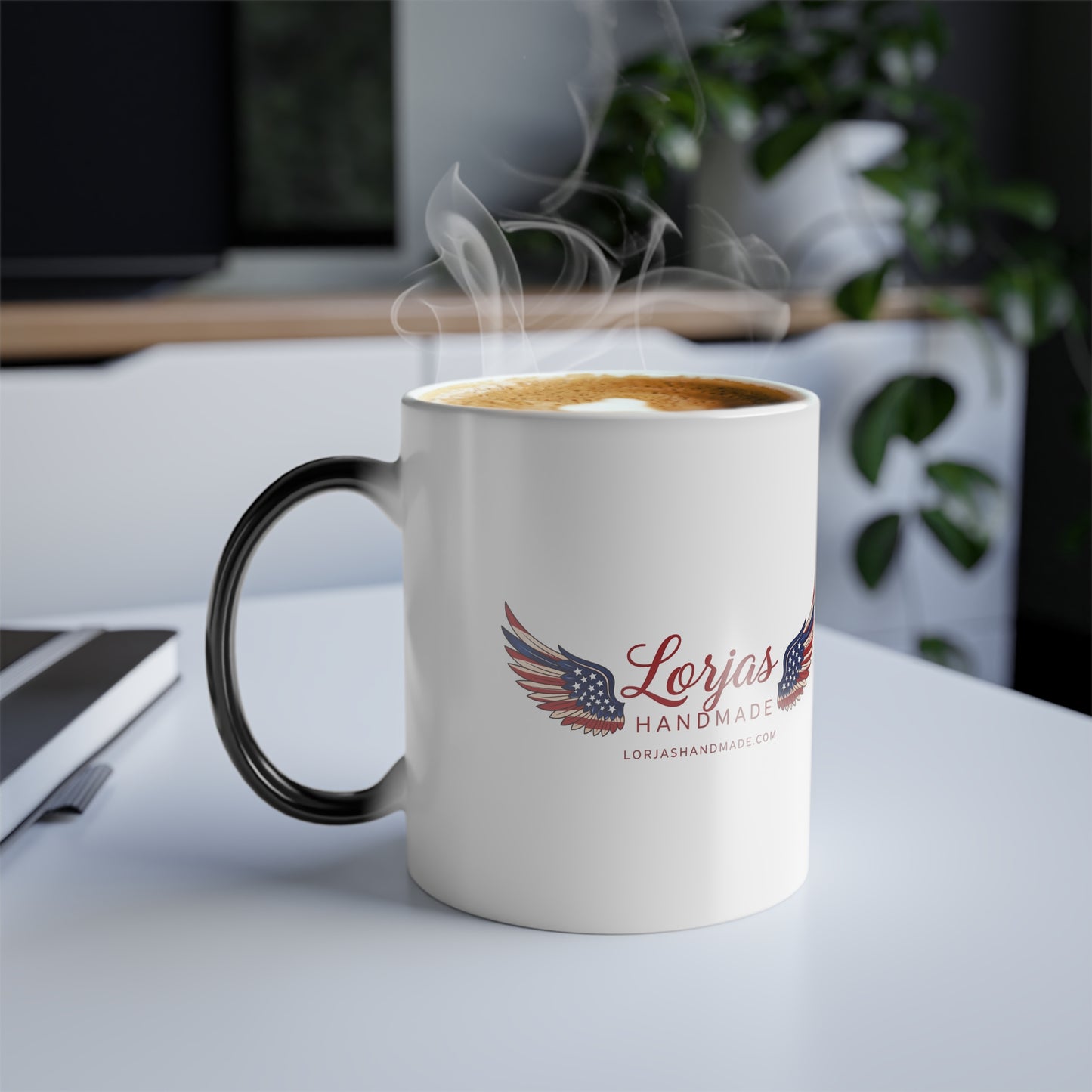 American Flag Wings Color-Changing Mug — 11 oz