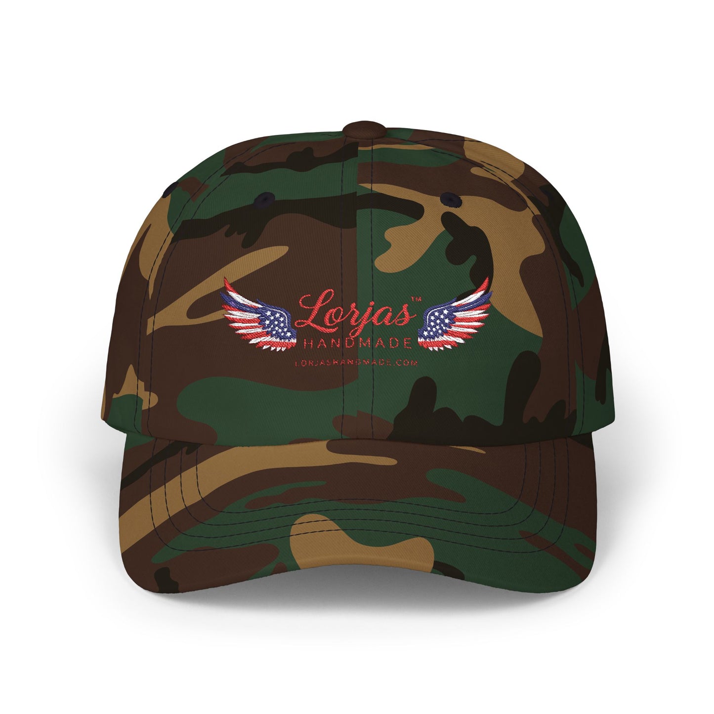 Classic Logo Cap – LorJas Handmade Wings Embroidered Baseball Hat