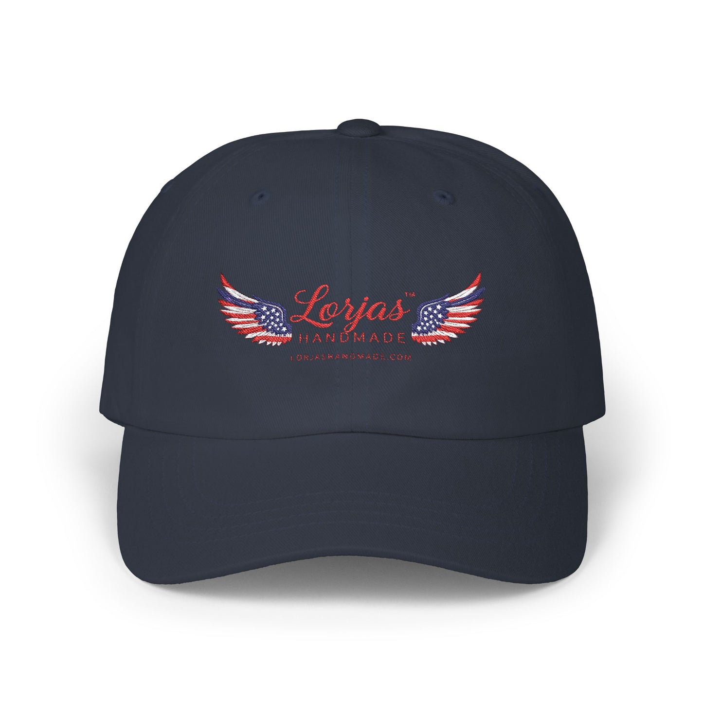 Classic Logo Cap – LorJas Handmade Wings Embroidered Baseball Hat