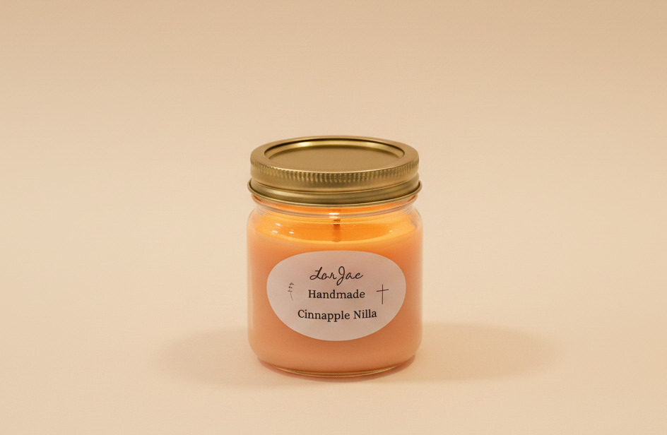 Cinnapple Nilla Wickless Candle – Cinnamon Apple & Warm Vanilla Soy Scent