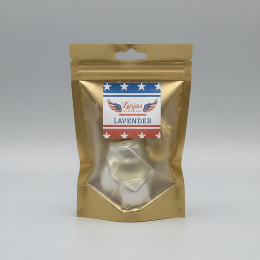 LorJas Handmade Lavender lightly scented organic car diffuser in a studio setting.