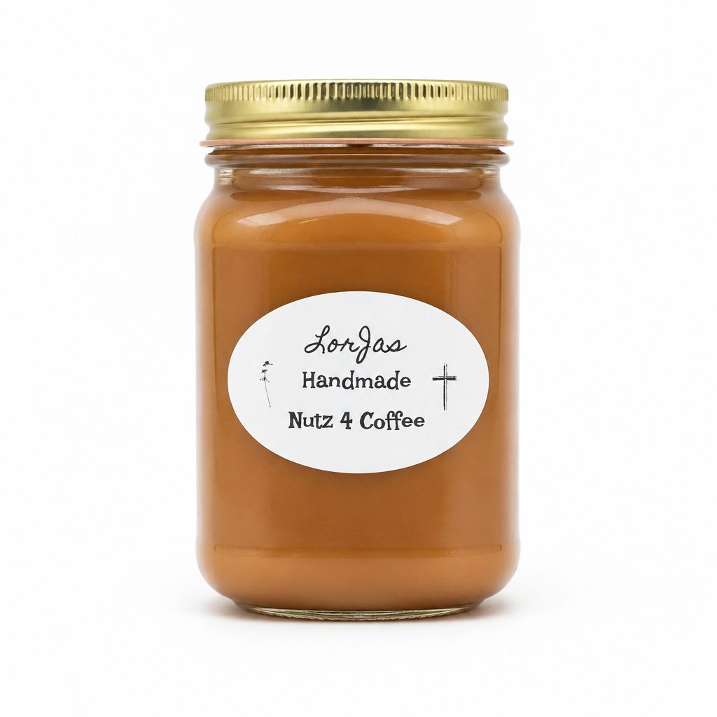 Nutz 4 Coffee™ Wood Wick Candle – Coffee & Banana Nut Bread Soy Scent