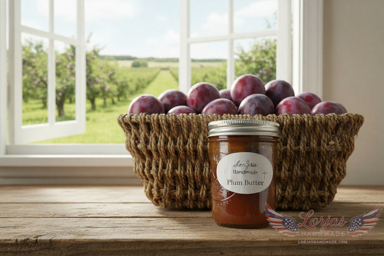 Naturally organic 'LorJas Handmade Plum Fruit Butter'
