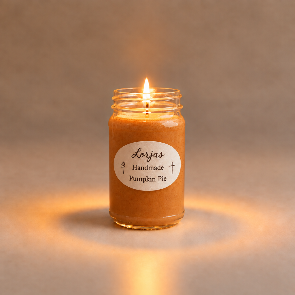 Pumpkin Pie Wickless Candle – Spiced Pumpkin Bakery Soy Scent