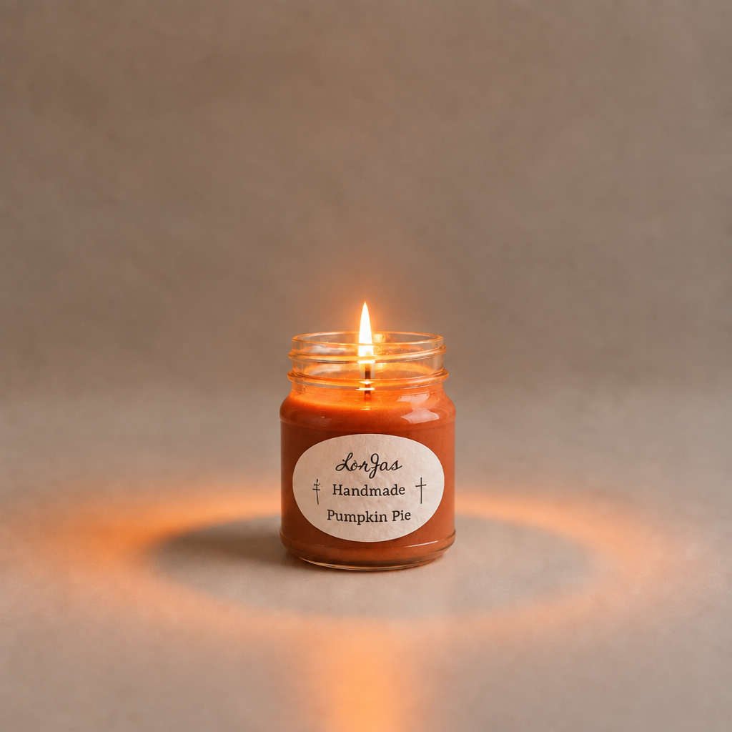 Pumpkin Pie Wickless Candle – Spiced Pumpkin Bakery Soy Scent